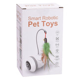 Automatic Sensor Cat Toys Interactive Smart Robotic Electronic Feather Teaser Self-Playing