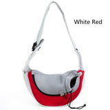 Pet Puppy Carrier S/L Outdoor Travel Dog Shoulder Bag Mesh Oxford Single Comfort Sling Handbag Tote Pouch