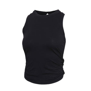 Chic Back Open Yoga Fitness Crop Top Women - Presidential Brand (R)