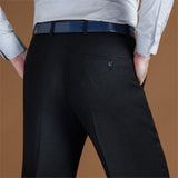 Suit Pant Loose Wool Men Suit Pants Classic Straight Formal Dress Business - Presidential Brand (R)