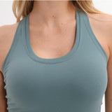 Flexible Racer back Sport Fitness Crop Tops Women - Presidential Brand (R)