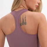 Flexible Racer back Sport Fitness Crop Tops Women - Presidential Brand (R)