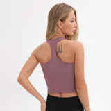 Flexible Racer back Sport Fitness Crop Tops Women - Presidential Brand (R)