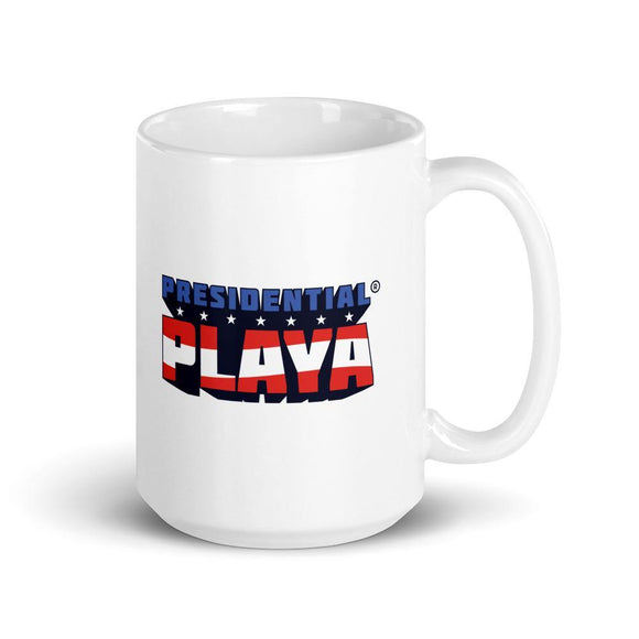 Presidential Playa White glossy mug - Presidential Brand (R)