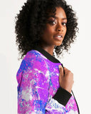 Womens Jackets, Cotton Candy Purple Style Bomber Jacket - Presidential Brand (R)