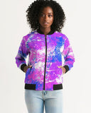 Womens Jackets, Cotton Candy Purple Style Bomber Jacket - Presidential Brand (R)